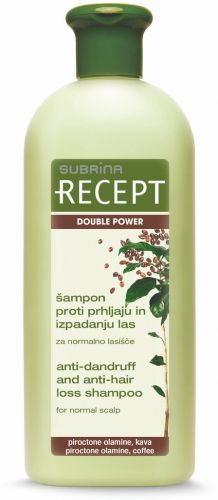 Subrina Recept Double Power Sampon korpásodás és hajhullás ellen 400ml 