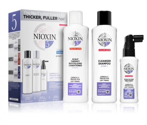 Nioxin System 5 Chemically Treated Hair Light Thinning (5-ös készlet) KÉSZLETHIÁNY!